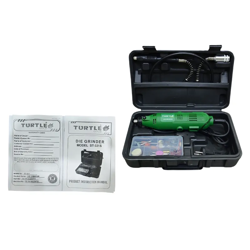 Turtle Gold 3.17mm 180W Die Grinder Set, 8000 RPM No Load Speed (ST-331S)