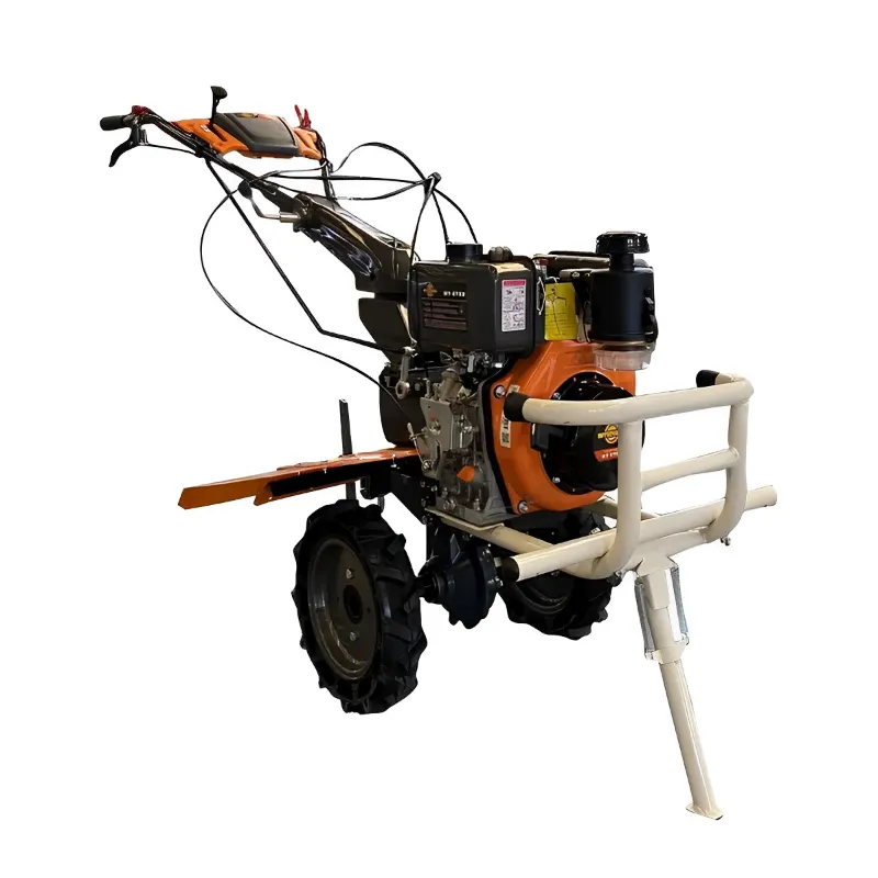 Mitsuyama 685D, 10 HP Diesel Power Tiler With 406 cc KAMA Engine, for Agriculture for Garden & Agriculture, Weeding in All Types of Crops & Gardens