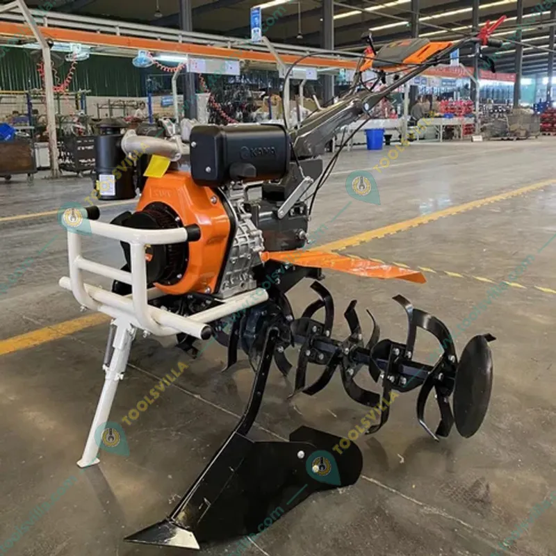Mitsuyama 685D, 10 HP Diesel Power Tiler With 406 cc KAMA Engine, for Agriculture for Garden & Agriculture, Weeding in All Types of Crops & Gardens