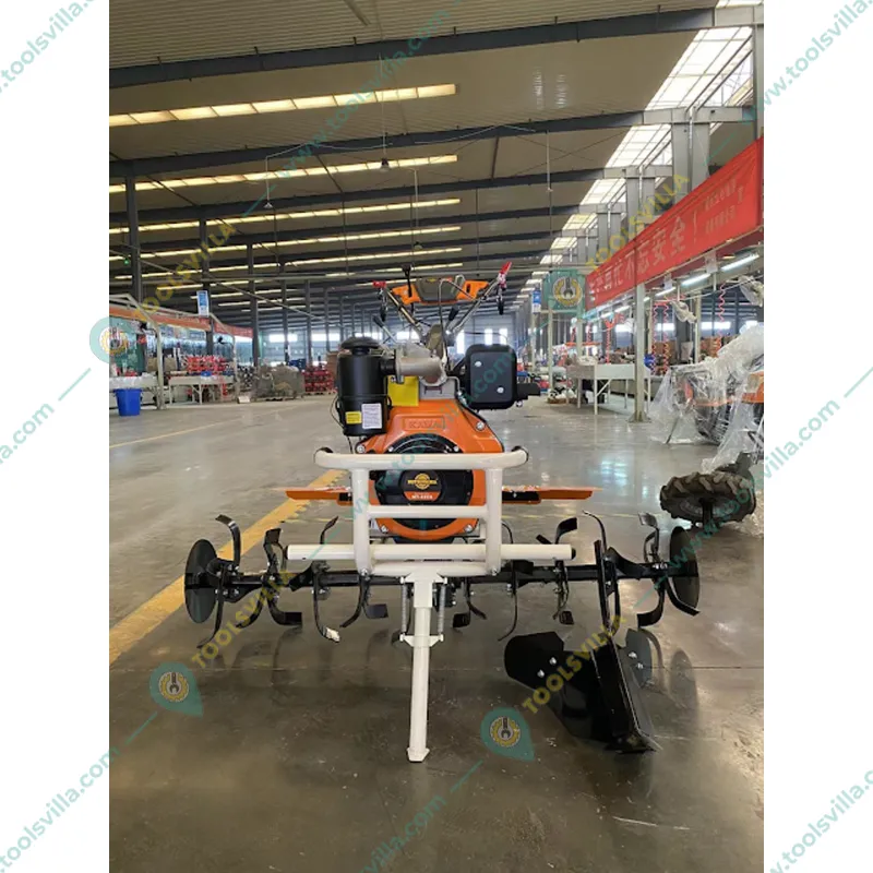 Mitsuyama 685D, 10 HP Diesel Power Tiler With 406 cc KAMA Engine, for Agriculture for Garden & Agriculture, Weeding in All Types of Crops & Gardens