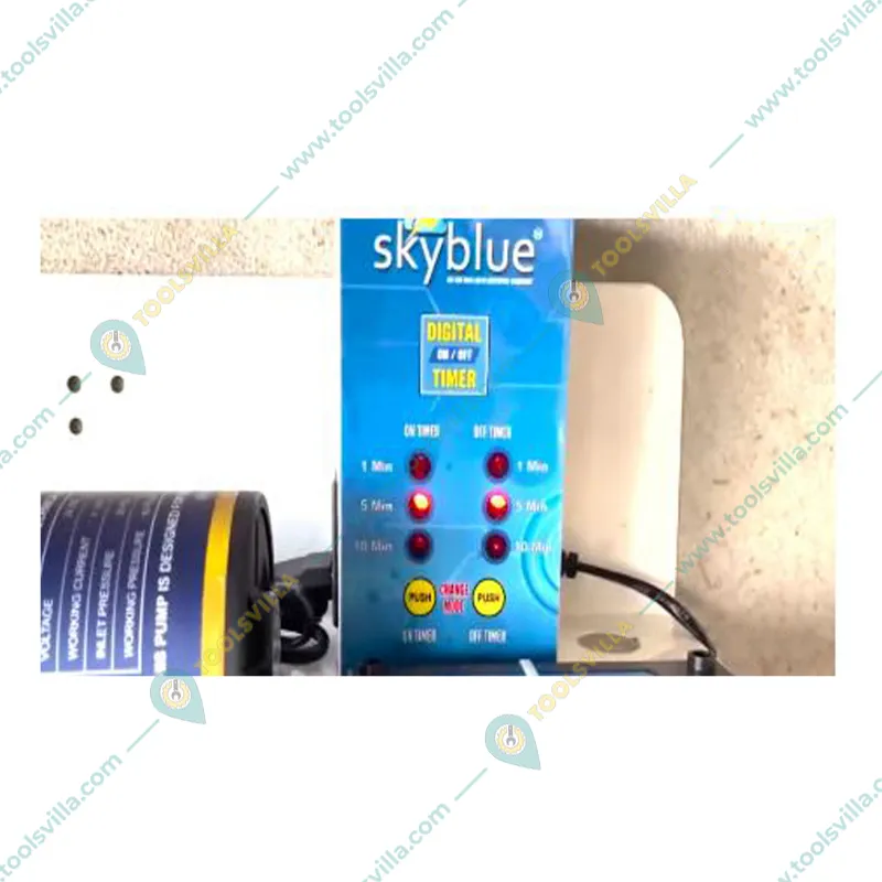  Sky Blue Digital Cyclic Timer for Fogger Systems, Hydroponics and Cooling Systems