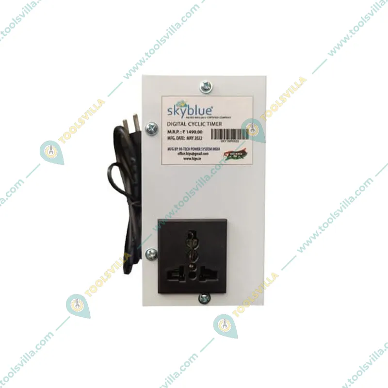  Sky Blue Digital Cyclic Timer for Fogger Systems, Hydroponics and Cooling Systems