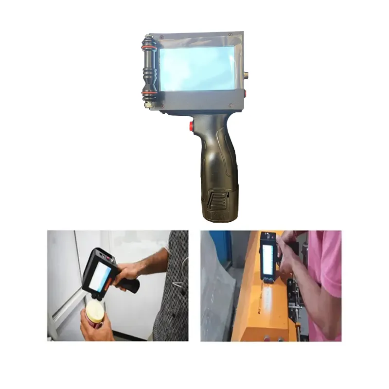 12.7mm Metal Body Logo and Barcode TIJ Printer with Solvent Cartridge