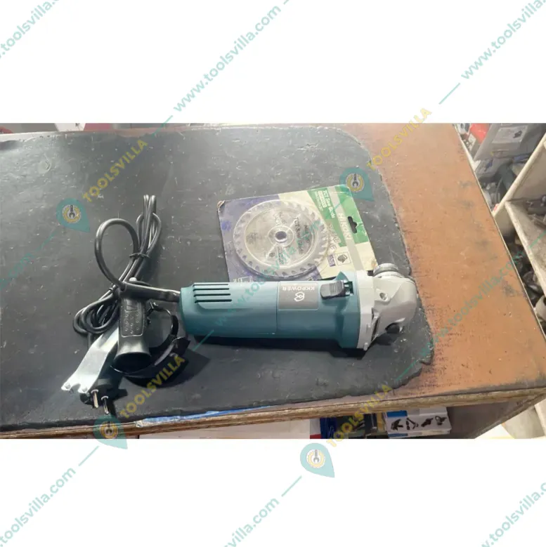 DIY Angle Grinder 100 mm, 670w combo with wood cutting blade 