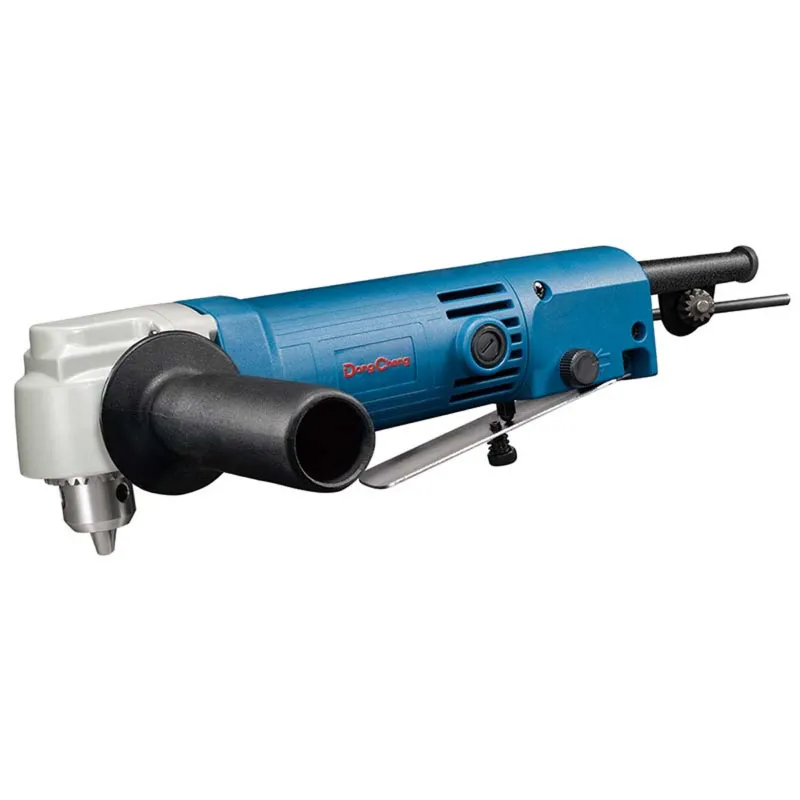 Dongcheng 10 mm 380 Watt Angle Drill with Accessories, 1400 RPM (DJZ06-10)
