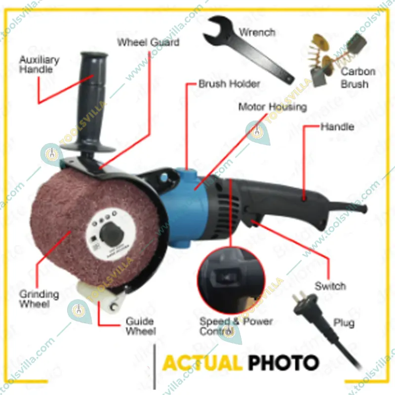 Dongcheng DSN100 Electric Grinding Polisher 120 x 100 mm, 1400W