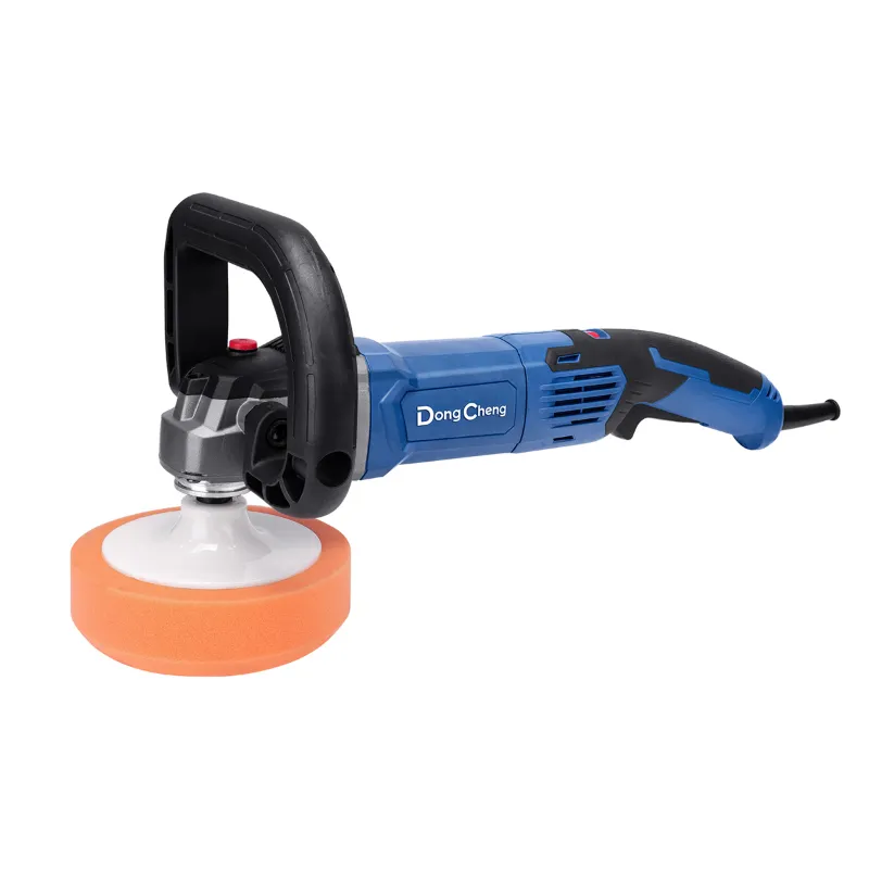 Dongcheng 180mm (7") 1400 Watt M14 Thread Size, 6-Speed Adjustment Polisher Machine, 600-3000 RPM (DSP06-180) 