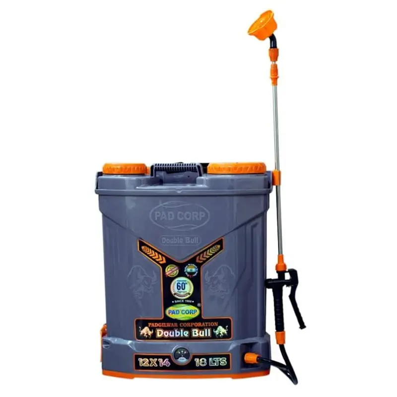 PAD Corp Double Bull 12 Volts X 14 Ampere 18L Double Motor Battery Sprayer With 1.7Ah Fast Charger & Accessories