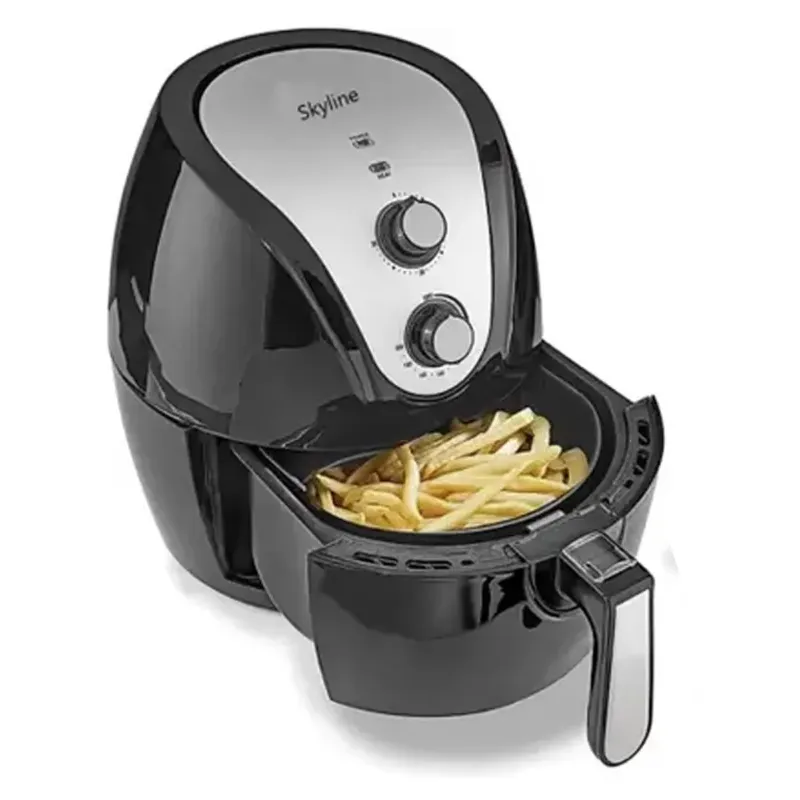 Skyline VTL-5115 Manual Air Fryer 1500 Watts 3.2L with Double Basket Dual Cooking for Healthy Meals With 1 Year Warranty