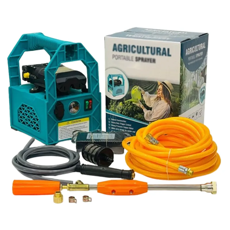 Heavy Duty Double Motor Portable Battery Sprayer, 12V 12Ah Battery With 10 meter Premium Braided Hose Pipe