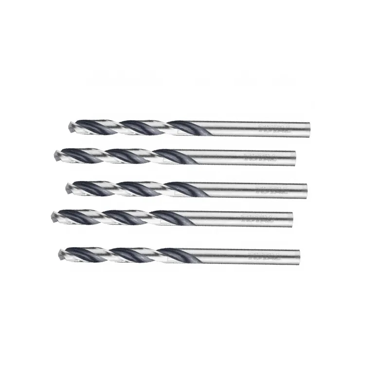 Total 8 mm HSS Drill Bit for Wood, Metal and Plastic (TAC1200804) - Pack of 10