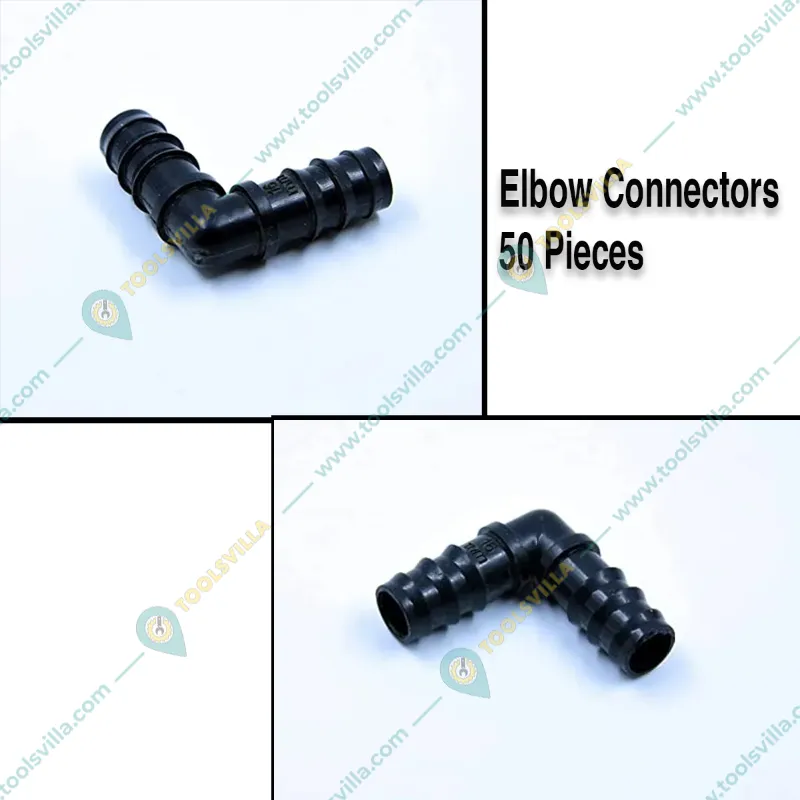 Combo Pack of Straight, Elbow, Tee and Y Joiner (50 pcs Each) for Drip Irrigation