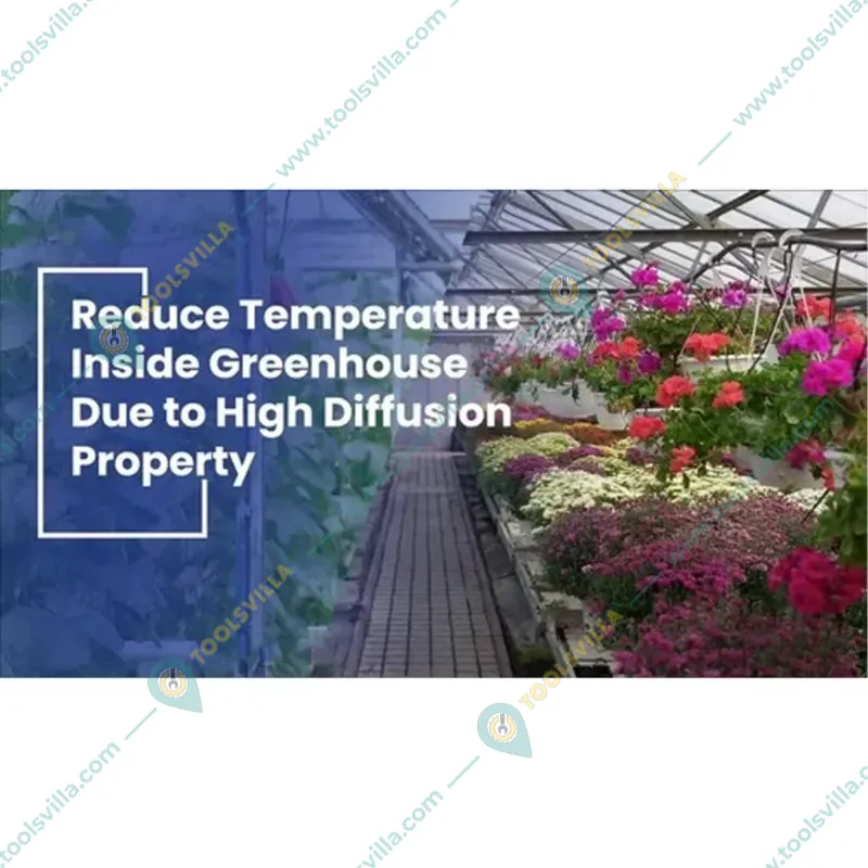 High Quality 200 Micron, 5 Layers Drip Lock Cool Sheet for Reducing Temperature(Size-4.5 meter x 100 meter)