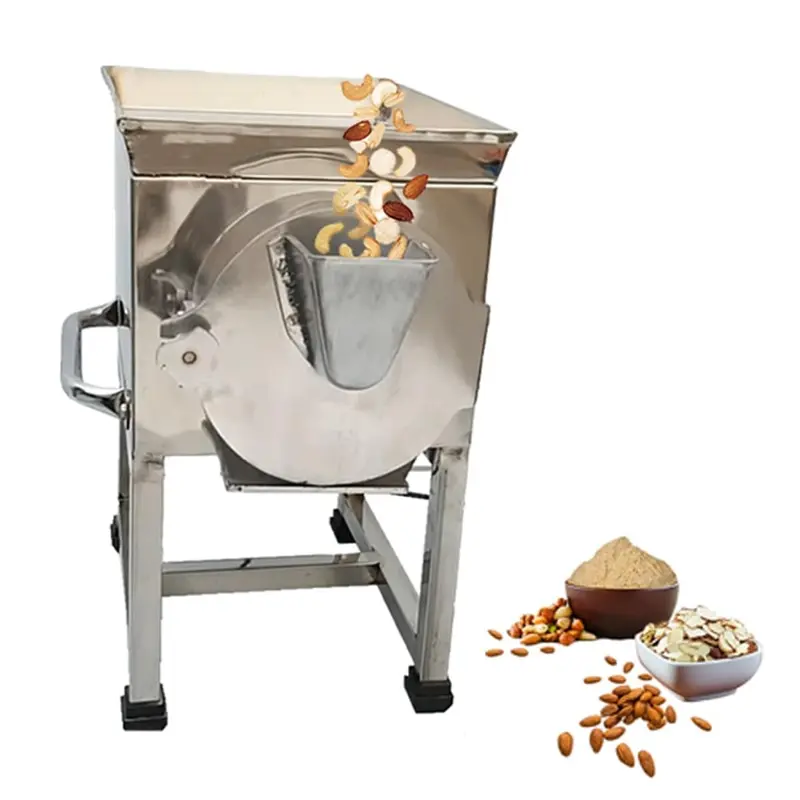 Vinayak Machines 30 Kg/hr Stainless Steel Body Dry Fruit Cutting Machine with 1HP Motor