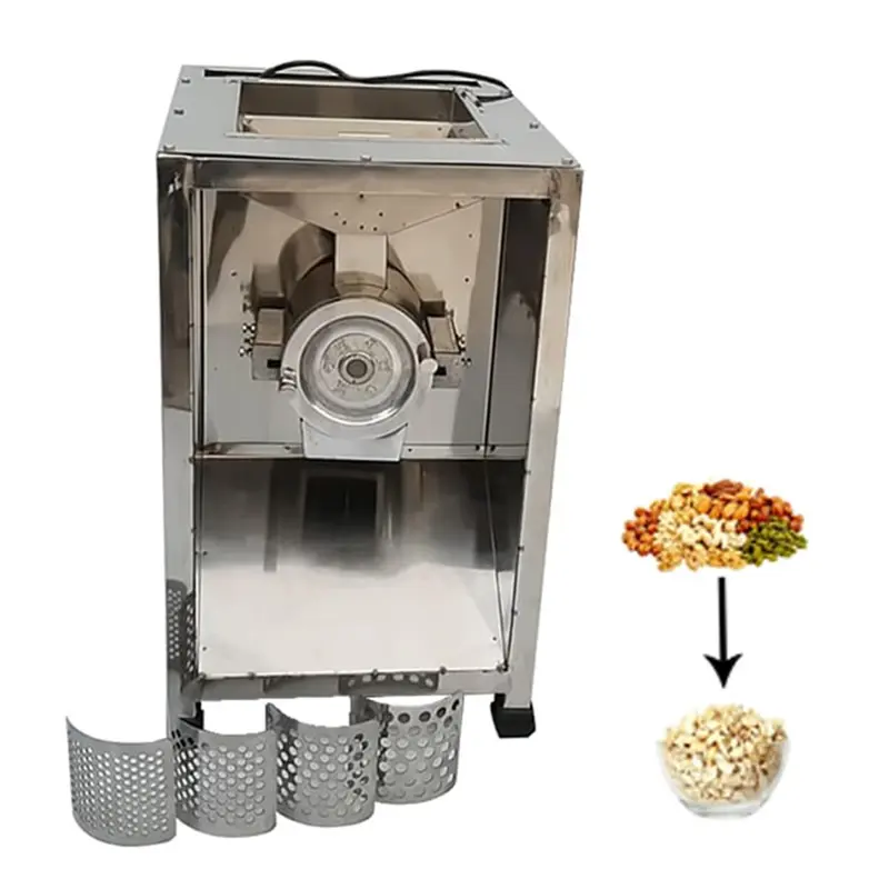 Vinayak Machines Stainless Steel Dry Fruit Cutting Machine with 1 HP Motor, Capacity 35 Kg/Hr