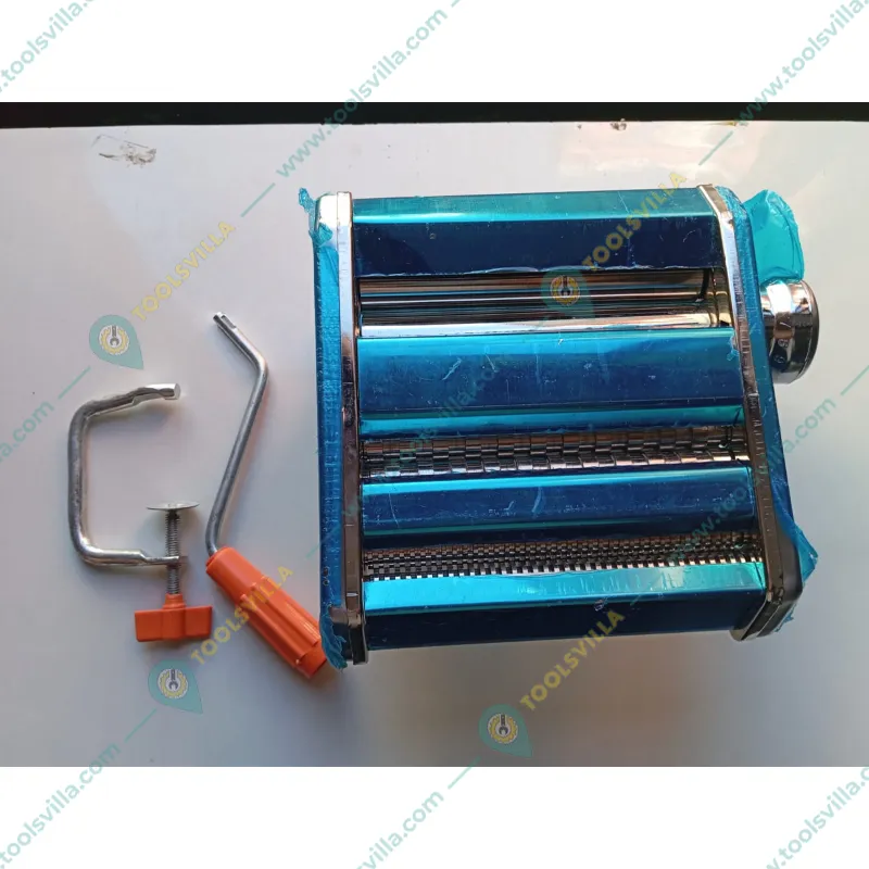 Stainless Steel Manual Pasta/Momo Sheet Maker Machine for Spaghetti, Fettuccini, Lasagna or Dumpling Skins