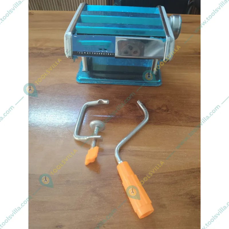 Stainless Steel Manual Pasta/Momo Sheet Maker Machine for Spaghetti, Fettuccini, Lasagna or Dumpling Skins