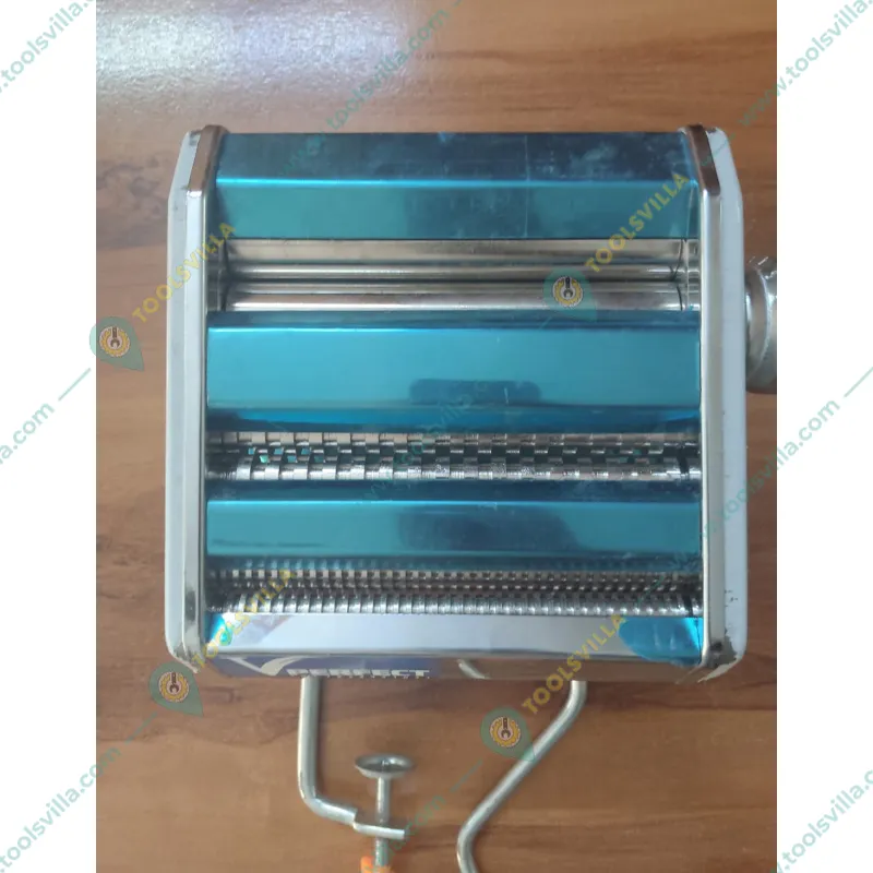 Stainless Steel Manual Pasta/Momo Sheet Maker Machine for Spaghetti, Fettuccini, Lasagna or Dumpling Skins