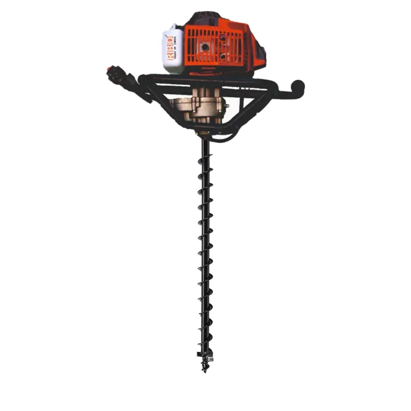RBD Professional 2-stroke, 63-cc Petrol Operated Earth Auger / Post hole digger with 2 inch Auger Bit (2-Year Warranty)