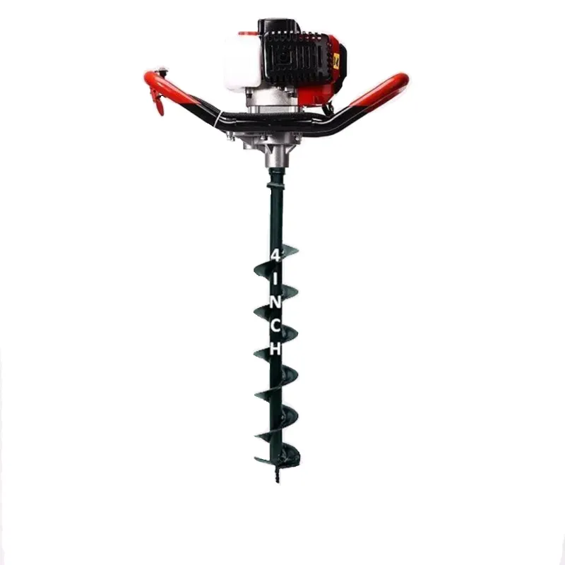 SPEAR  52 cc 2 Stroke Earth Auger / Post Hole Digger Machine With 4 Inch Bit