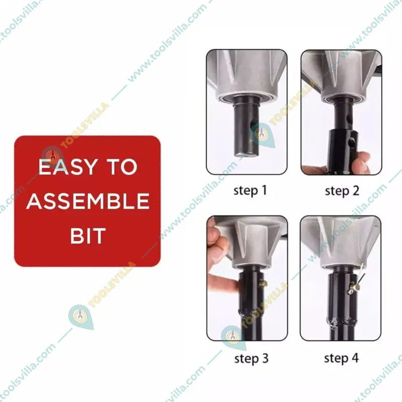 Heavy Duty 4-stroke, 82 CC For Earth Auger/ Post Hole Digger Machine with 4 & 12 inch Auger Bit