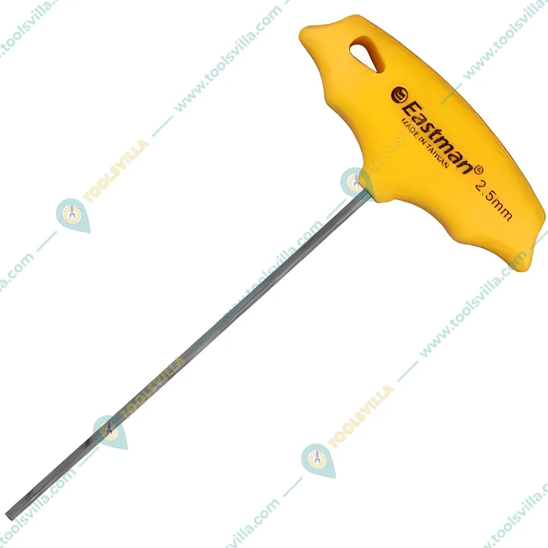 Eastman 10 Pcs Long Pattern T-Handle Allen Keys Set (KIT-2409)