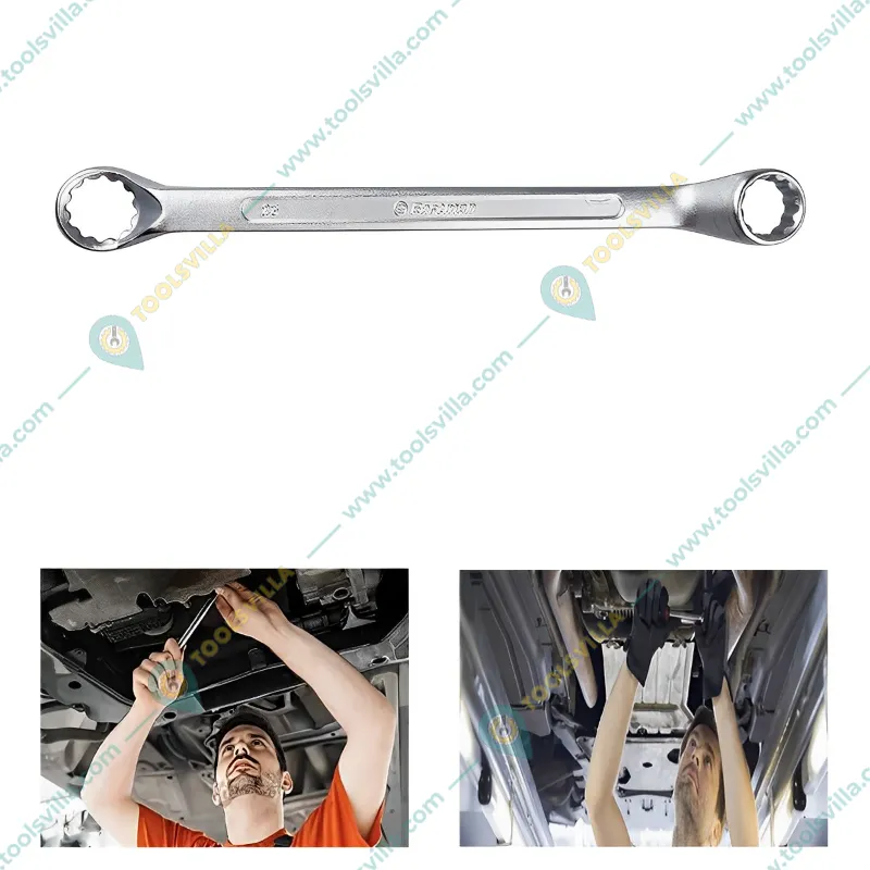 Eastman 6 Pcs Bi-Hexagonal Double Sided Box End Ring Spanners Set (KIT-07-60W)