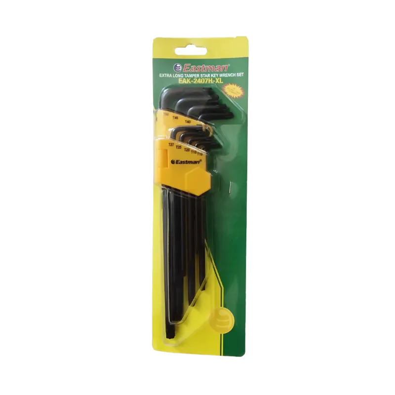 Eastman 9 Pcs Extra Long Pattern Star Allen Keys Set (EAK-2407H-XL)