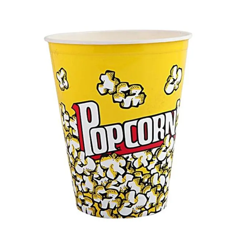 POCHEON® 50 pcs Disposable Popcorn Containers(Size-Medium (14x11x9 cm))