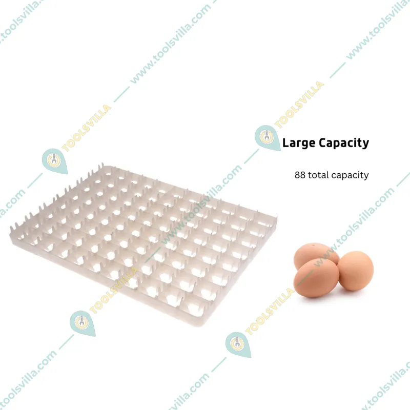 Premium Quality Plastic Egg Tray, 88 Egg Capacity(Pack-1 Pcs)