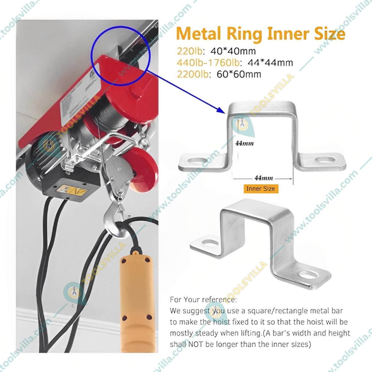 Boltz Pa1500 Mini Electric Hoist With Pure Copper Motor