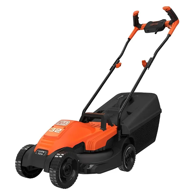 Black & Decker BEMW451BH, 1200 watt 32 cm Electric Lawn Mower with Bike Handle 