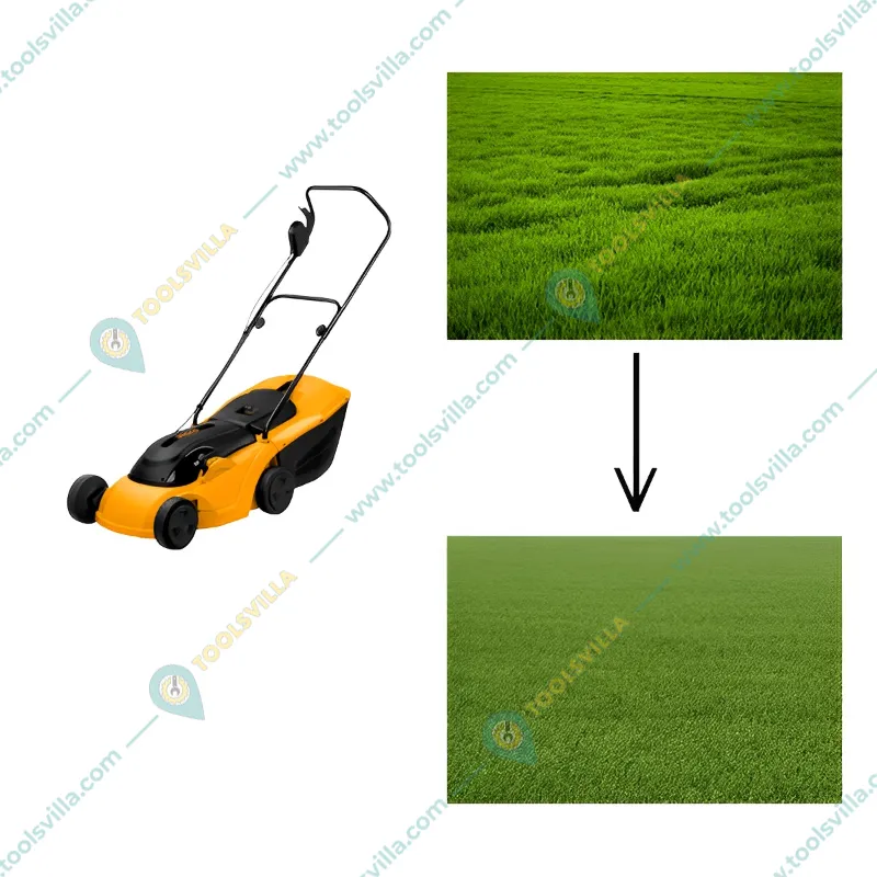 1600W Electric Lawn Mower with 0.35m Power Cord