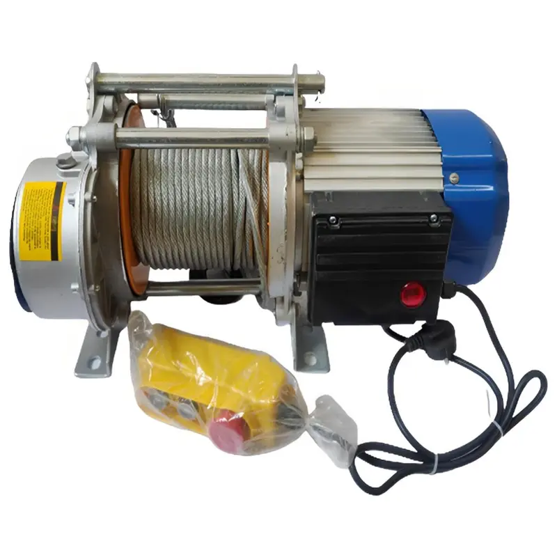 Boltz 1200 KG 4 hp KCD Electric Winch With 8 MM & 30 meter Wire Rope