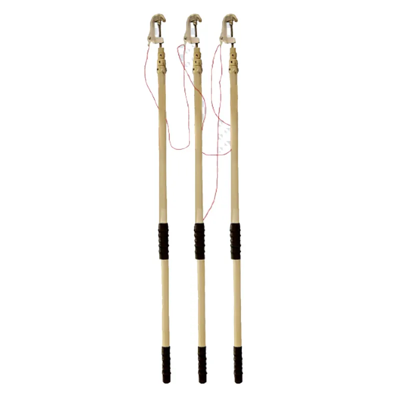 Gravitech Electrical Discharge Rod 3 Pcs 15 Feet , Tested Upto 33 KV & 4sq. mm copper cable 6mtr long (GI-DR-03)