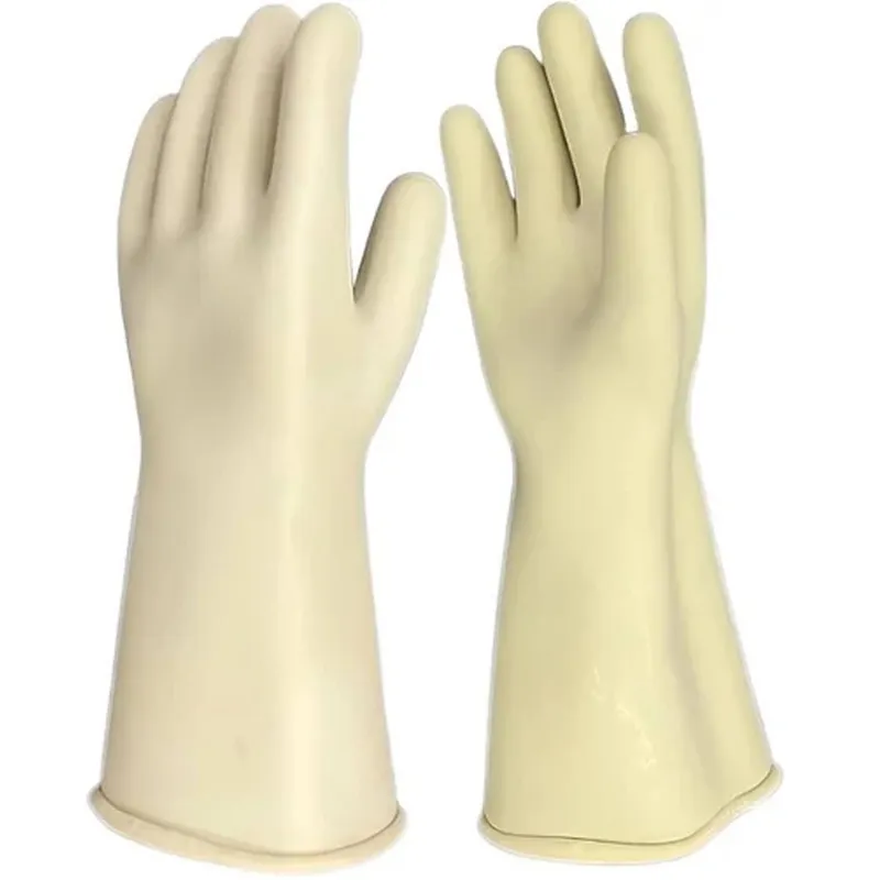 11KV Electrical Insulating Rubber Safety Gloves 