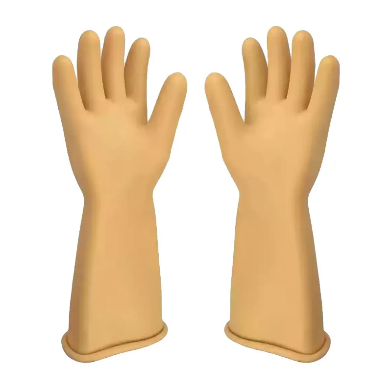 Premium Quality 33KV 7500V Working Potential Electrical Insulating Rubber Safety Gloves(Pack-1)