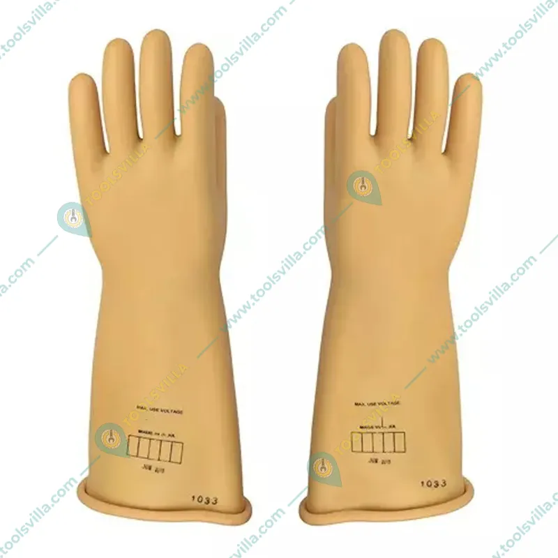 33 KV Electrical Insulating Rubber Safety Gloves 