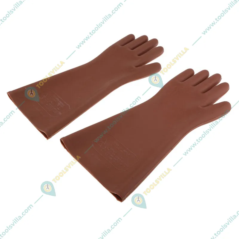 5 KV Electrical Insulating Rubber Safety Gloves 