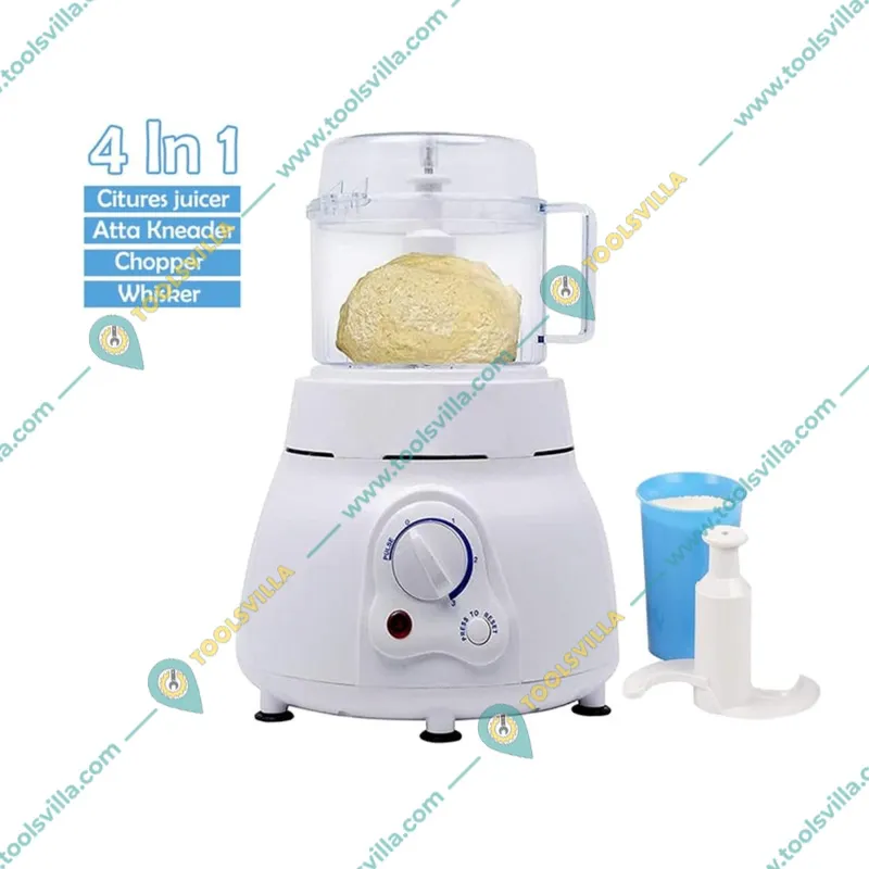Premium Quality Electric Atta Kneader Vegetable Chopper Citrus Juicer 350W