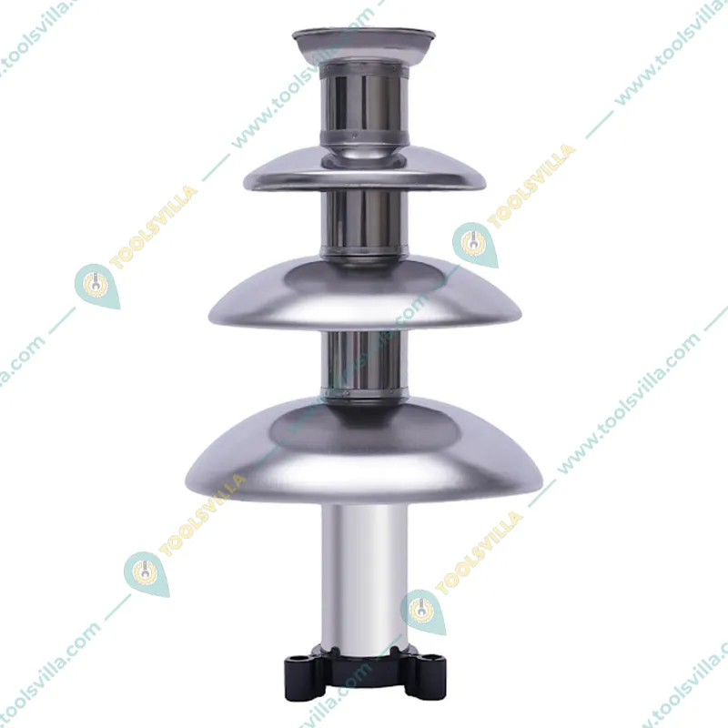 Stainless Steel Electric 4 Steps Chocolate Fountain Machine 