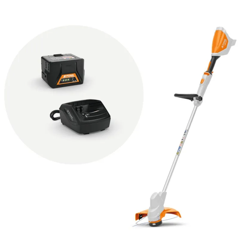 STIHL FSA 57, Battery Operated Cordless Grass Trimmer With AK 10 Battery and AL 101 Charger