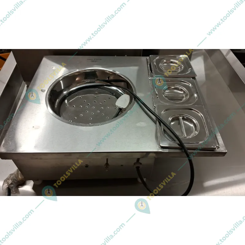 Stainless Steel Superior Electric 5 ltr Sweet Corn Making Machine With 3 GN Pans