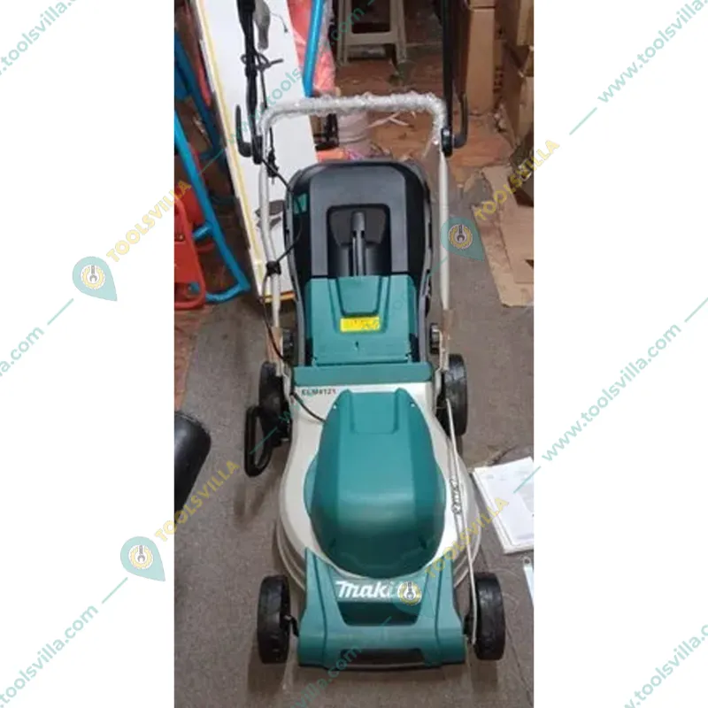 Makita ELM4121 1600W 3-in-1 Electric Lawn Mower | Grass Cutter with Adjustable Cutting Height