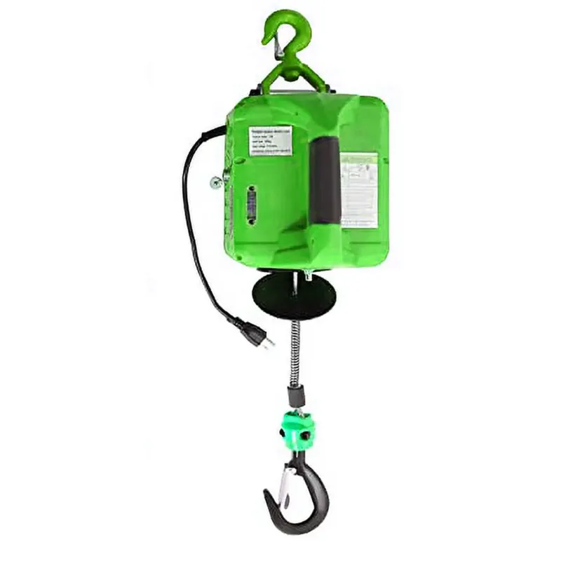 Generic 250 kg Load Capacity Portable Electric Hoist, 1 HP Motor And 4.6 Meter & 6 mm Wire Rope