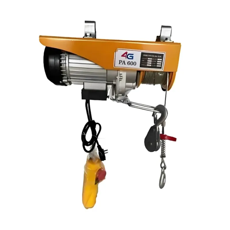 4G PA 600 kg Electric Hoist with 1.6 HP Copper Winding Motor, 4 mm diameter & 30 meter long Wire Rope