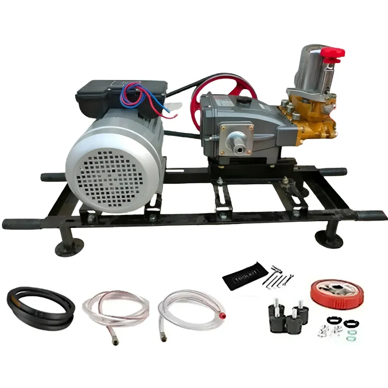 Heavy Duty Triple Piston HTP 50 Pump Set With 3 HP Copper Winding Motor