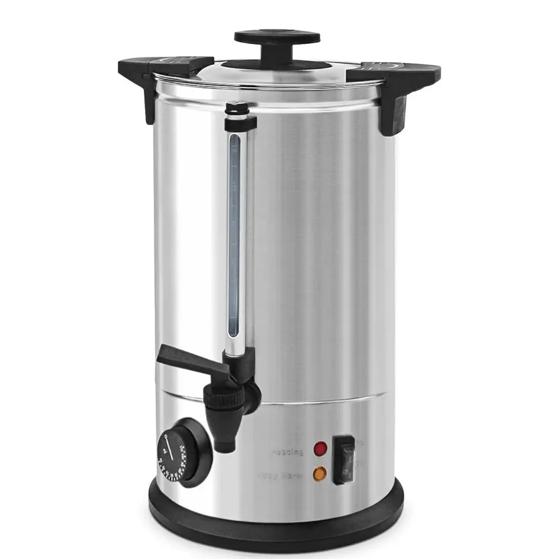 10 Litre Electric Kettle Steel Body Hot Water Boiler Heater Kettle for Tea Coffee in Restaurant and Kitchen