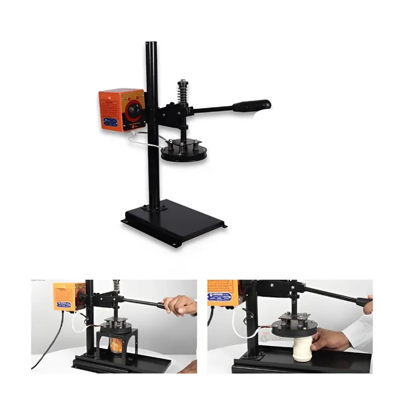  Manual 5 Inch Eco Foil Sealer Machine for Plastic Jar Sealing