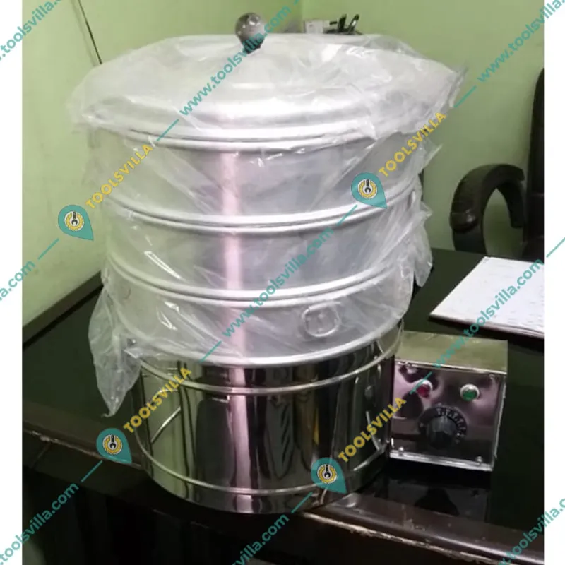 Electric 3 Pot Momo Steamer Machine, 1500 Watt 